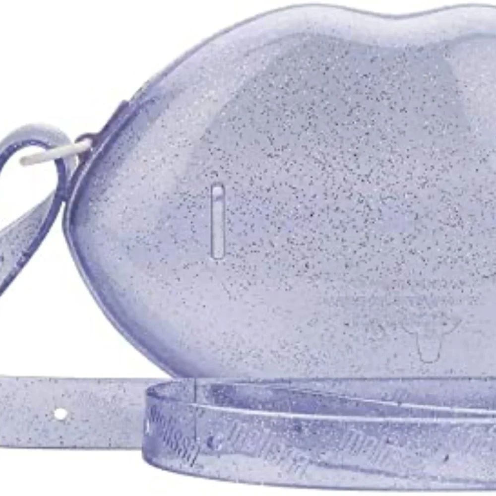 Melissa Clear Glitter Lips Bag - Picture 4 of 5